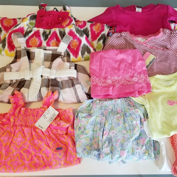 Gymboree Other - HUGE NEW 9 Piece Baby Girl Bundle 3-6 M Rompers